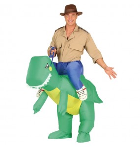 Disfraz de Dinosaurio a hombros hinchable