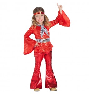 Disfraz de Disco Rojo para niña