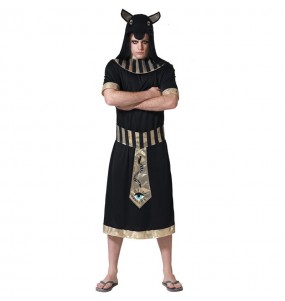 Disfraz de Egipcio negro Anubis para hombre