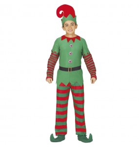 Disfraz de Elfo Papá Noel para niño