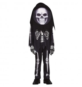 Disfraz de Esqueleto BIG-HEAD para niño