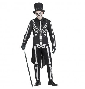 Disfraz de Esqueleto Elegante para hombre