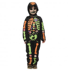 Disfraz de Esqueleto con golosinas para niño