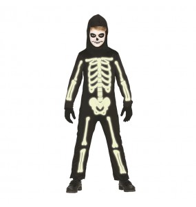 Disfraz de Esqueleto Glow in the Dark niño