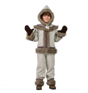 Disfraz de Esquimal Siberiano para niño