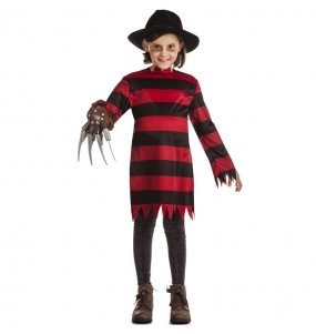 Disfraz de Freddy Krueger para niña