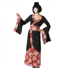 Disfraz de Geisha con kimono para mujer