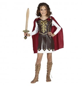 Disfraz de Gladiadora Espartana para niña