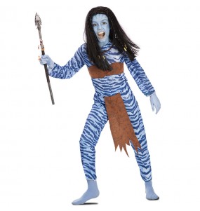 Disfraz de Guerrera Jungla Avatar para niña