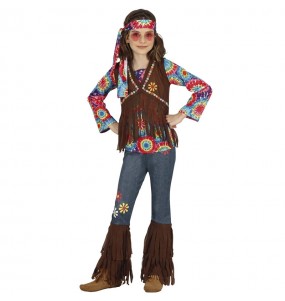 Disfraz de Hippie Woodstock para niña