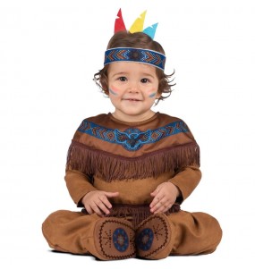 Disfraz de Indio Mohicano para bebé