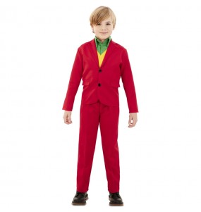 Disfraz de Joker rojo para niño