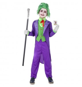Disfraz de Joker Supervillano para niño