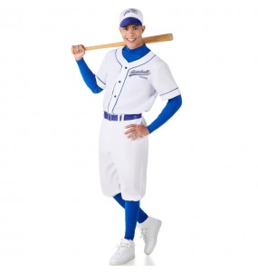 Disfraz de Jugador de Béisbol azul para hombre