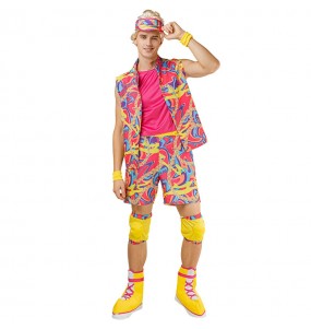 Disfraz de Ken patinador multicolor para hombre