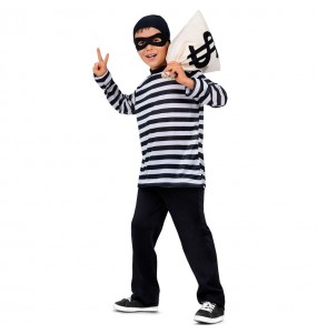 Disfraz de Ladrón de bancos para niño