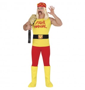 Disfraz de Luchador Hulk Hogan para hombre