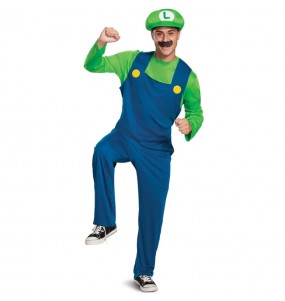 Disfraz de Luigi Super Mario para hombre