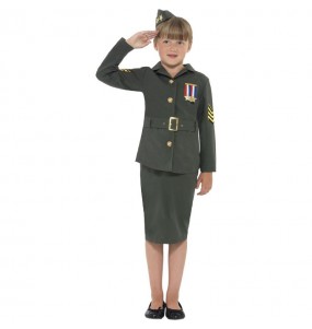 Disfraz de Militar oficial para niña