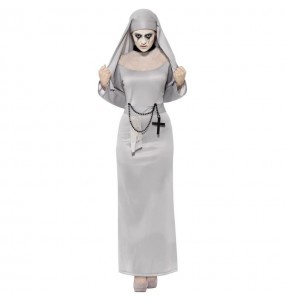 Disfraz de Monja Gótica para mujer 