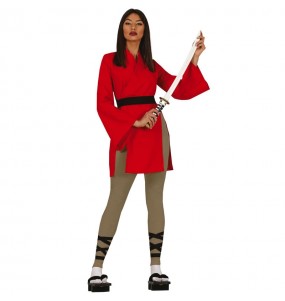 Disfraz de Mulan para mujer