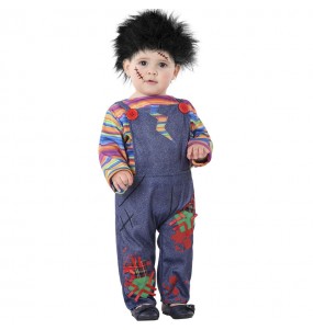 Disfraz de Muñeco sangriento Chucky para bebé
