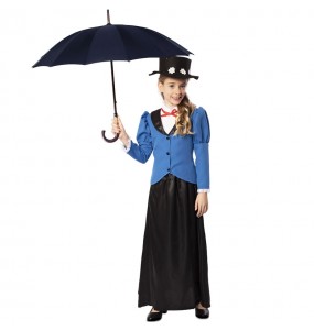 Disfraz de Niñera Mary Poppins para niña 