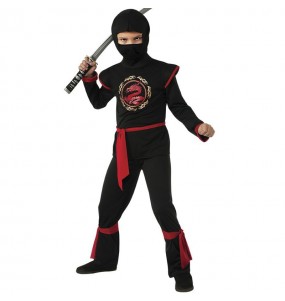 Disfraz de Ninja Dragón negro para niño