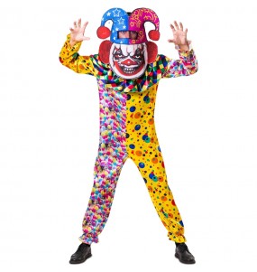 Disfraz de Payaso Killer Clown cabezudo para adulto
