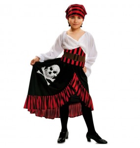 Disfraz de Pirata bandana para niña
