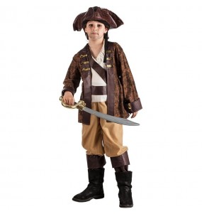 Disfraz de Pirata Black Sam para niño