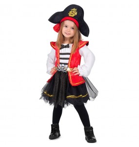 Disfraz de Pirata caribeña para niña