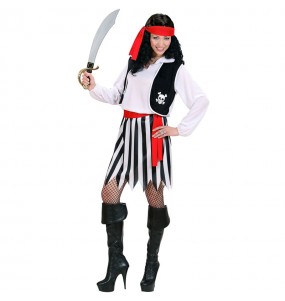 Disfraz de Pirata clásica para mujer