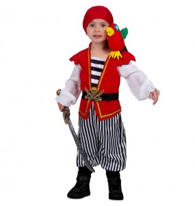 Disfraz de Pirata con loro para niño