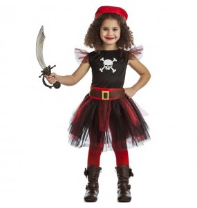 Disfraz de Pirata con tutú para niña
