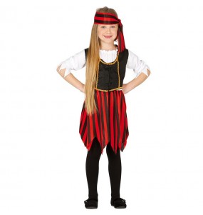 Disfraz de Pirata Corsaria para niña