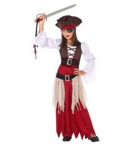 Disfraz de Pirata del Caribe para niña