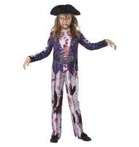 Disfraz de Pirata Fantasma para niña
