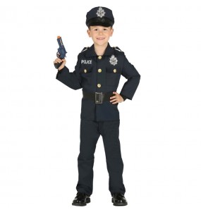 Disfraz de Policía azul para niño