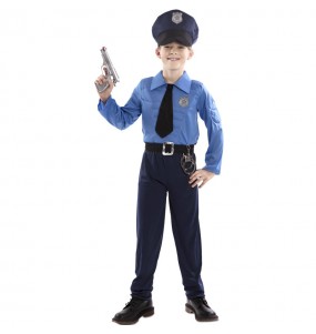 Disfraz de Policía musculoso para niño