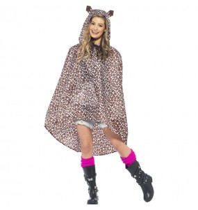 Disfraz de Leopardo Poncho Impermeable
