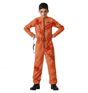Disfraz de Preso Guantánamo sangriento para niño