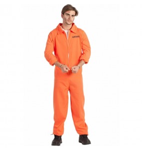 Disfraz de Preso Naranja para hombre