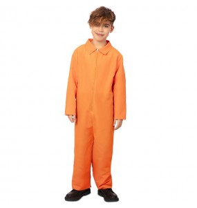 Disfraz de Preso naranja para niño