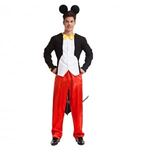 Disfraz de Ratón Mickey Mouse para hombre