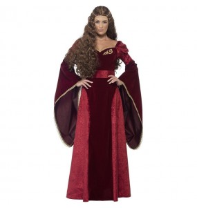 Disfraz de Reina Medieval Deluxe para mujer
