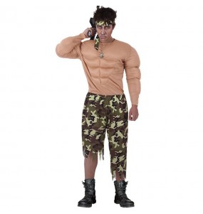 Disfraz de Soldado John Rambo para hombre