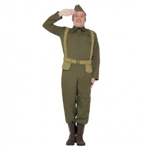Disfraz de Soldado Segunda Guerra Mundial para hombre