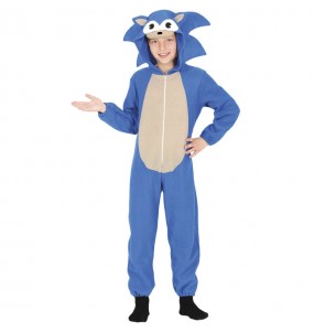 Disfraz de Sonic Kigurumi para niño