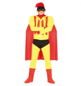 Disfraz de Supercat el héroe Catalán para adulto